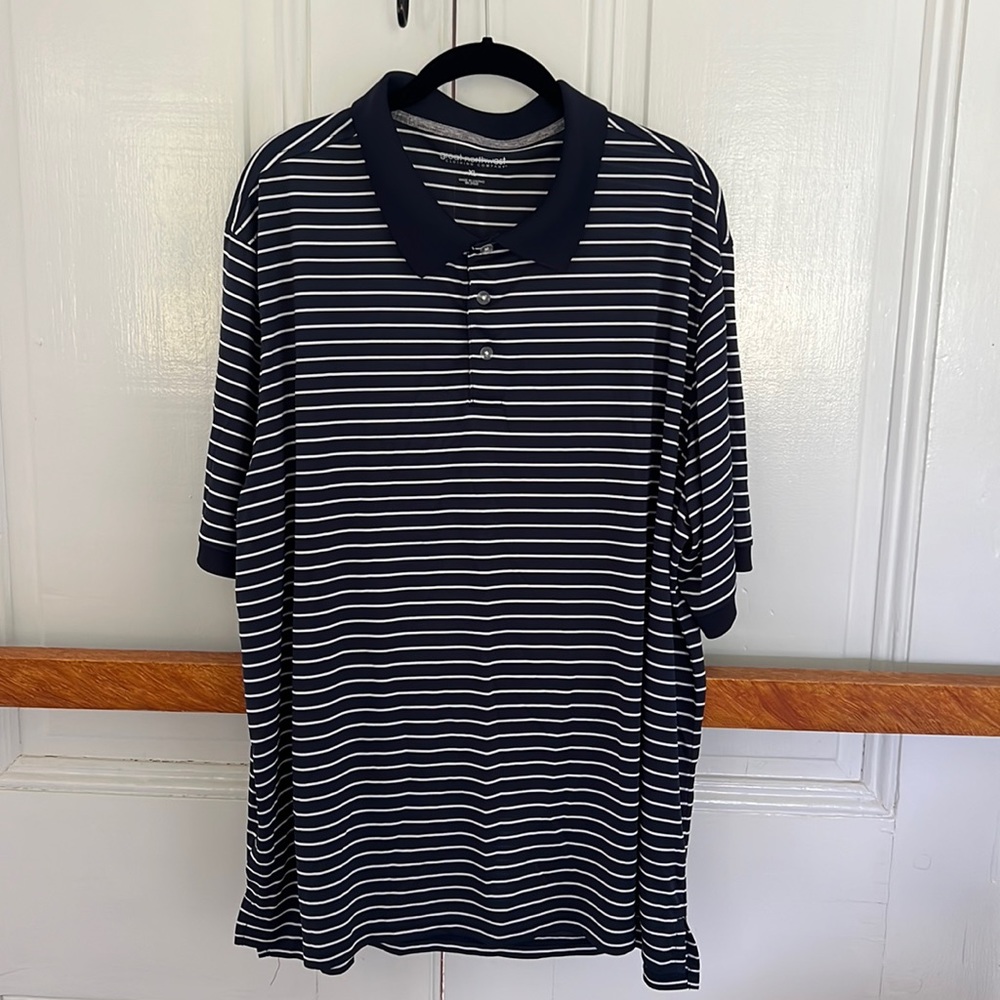 Great Northwest Clothing Co. Men’s Navy & White Polo XL